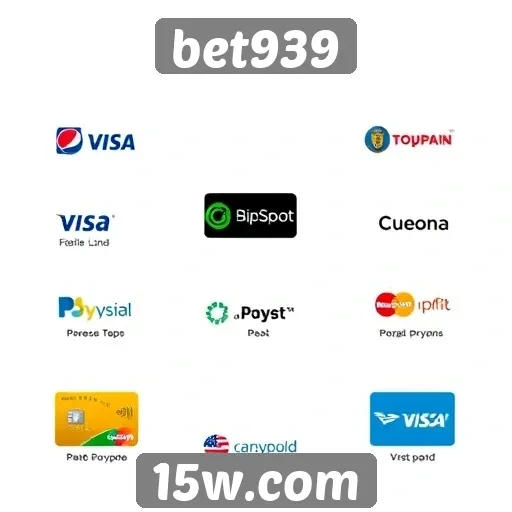 Opções de pagamento oferecidas pelo bet939